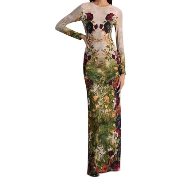 Alice and Olivia Delora Round Neck Dress - Picture 3 of 5